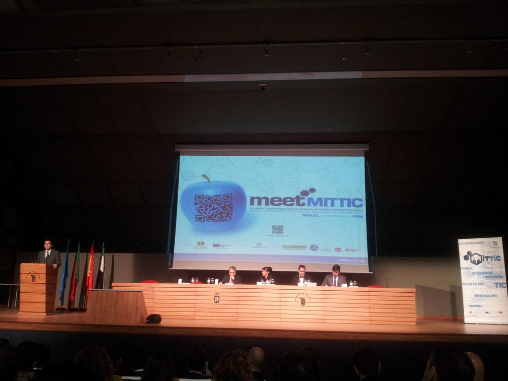 CTAEX_CIT's tweet photo. Comienza #meetmittic en @feriabadajoz @feriabadajoz  Gracias organización @FundecytPCTEX  Poyecto liiderado @CICYTEX http://t.co/Pr1LBw4HdJ