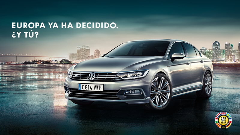 VW_es's tweet photo. 58 expertos, 22 países y 1 ganador: nuevo #VWPassat #CaroftheYear2015 http://t.co/KQNNkr7twZ