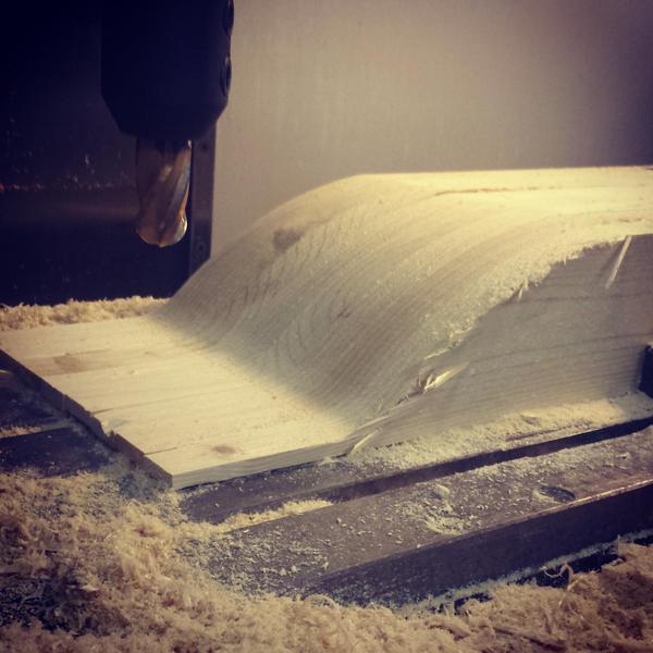 Haas_Automation's tweet photo. Looks like a good start to your project @gamelinmi – keep up the great work! @michigantech #WoodcutWednesday #Haas http://t.co/LsCYGwkaK5