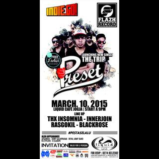Go go go INDIEGO Lounching Single PRESET@LiquidCafe 10maret selasa mlm 10Pm .tanpa anda tanpa nada !!!