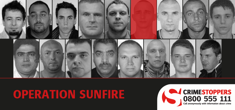 CrimestoppersUK's tweet photo. 1 found, 16 to go. #OpSunfire, launched today, scores 1st success as Janusz Kedziora arrested: http://t.co/rN7Xa2hBz7 http://t.co/lVjBhLHDpy