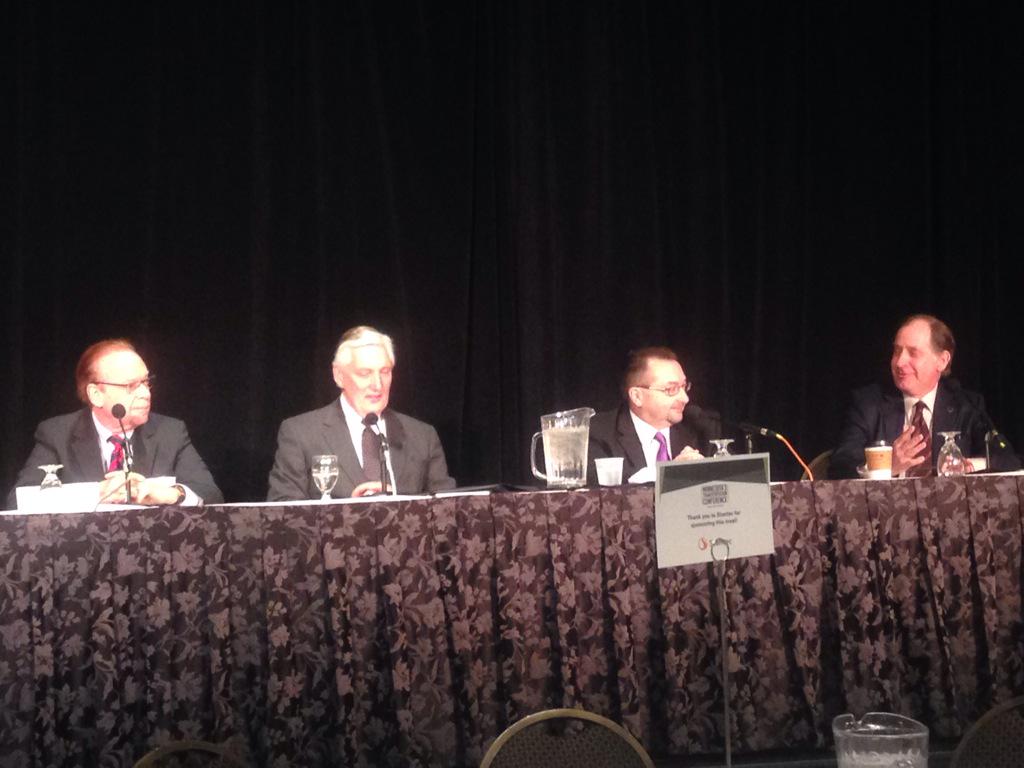TangQin's tweet photo. #Mntc2015 Most current and formers MnDOT commissioners appear together ever. http://t.co/SJo41023sf
