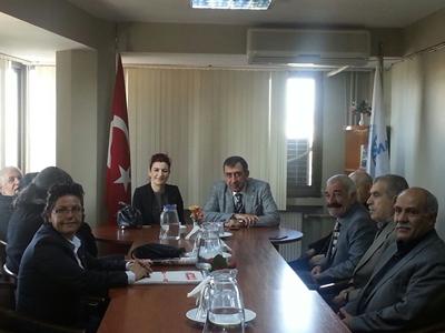 Ak Parti Milletvekili A.Adayı Müjde Çelik federasyonumuzu ziyaret etti.