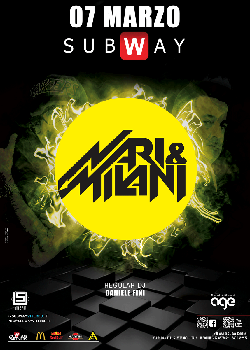SubwayViterbo's tweet photo. #SubwayViterbo @nariandmilani #aspettandoilweekend #sabatosera #viterbo #evento #ChangeViterbo #Tomorrowland #TopDj http://t.co/TaIA8D4yha