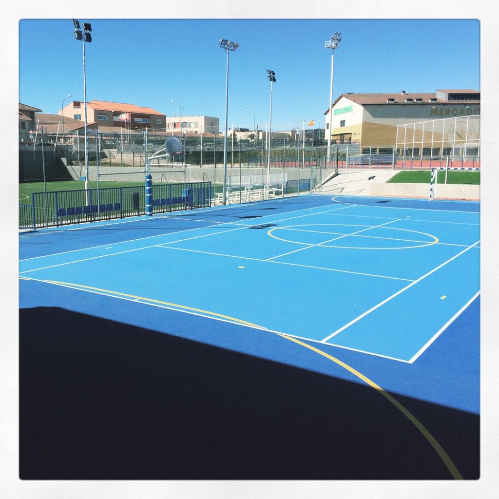 SAGdeporte's tweet photo. Buenos días desde nuestro polideportivo municipal de #SanAgustin que hoy luce así de bonito!! http://t.co/tuuvbhifTW
