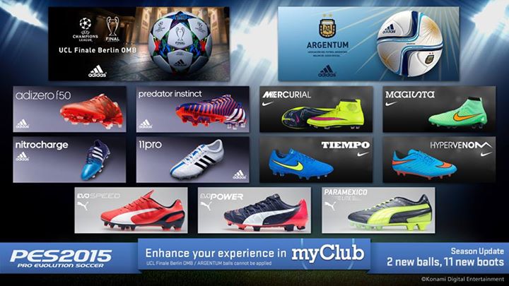 virtualballers's tweet photo. Data Pack 4 PES2015 siap disedot dari server Konami mulai tanggal 12 Maret nanti. http://t.co/ts03IcKQoX