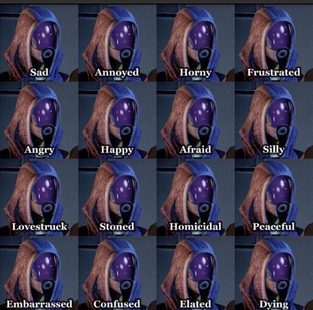 The many expressions of Tali Zorah