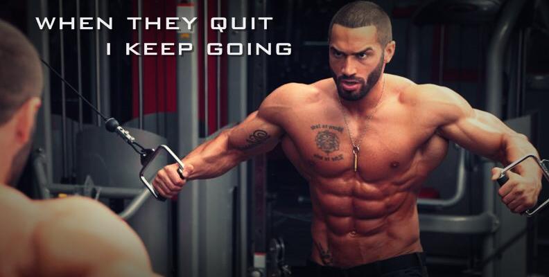 MAXOUTMuscle's tweet image. When they quit, I keep going!