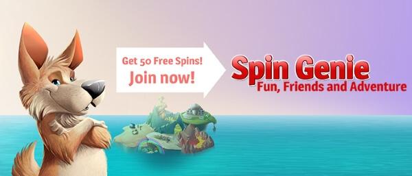 Spingenie Casino homepage screenshot
