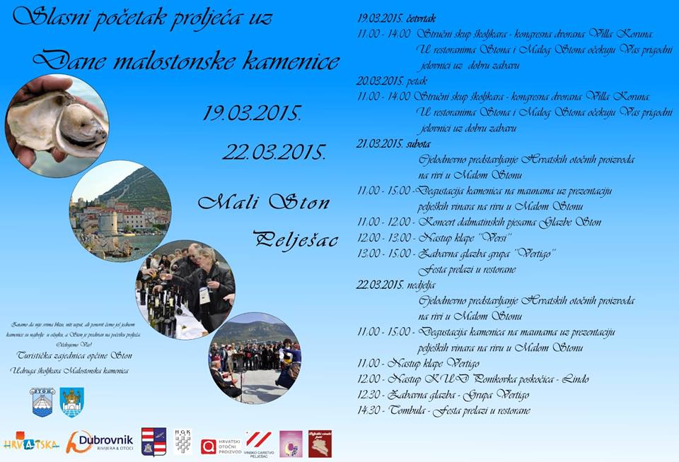 DubrovnikTB's tweet photo. Don't miss the Days of #oysters in #MaliSton near #Dubrovnik 21-22 March!Oysters are the best in March! http://t.co/sfG6KbHNE6