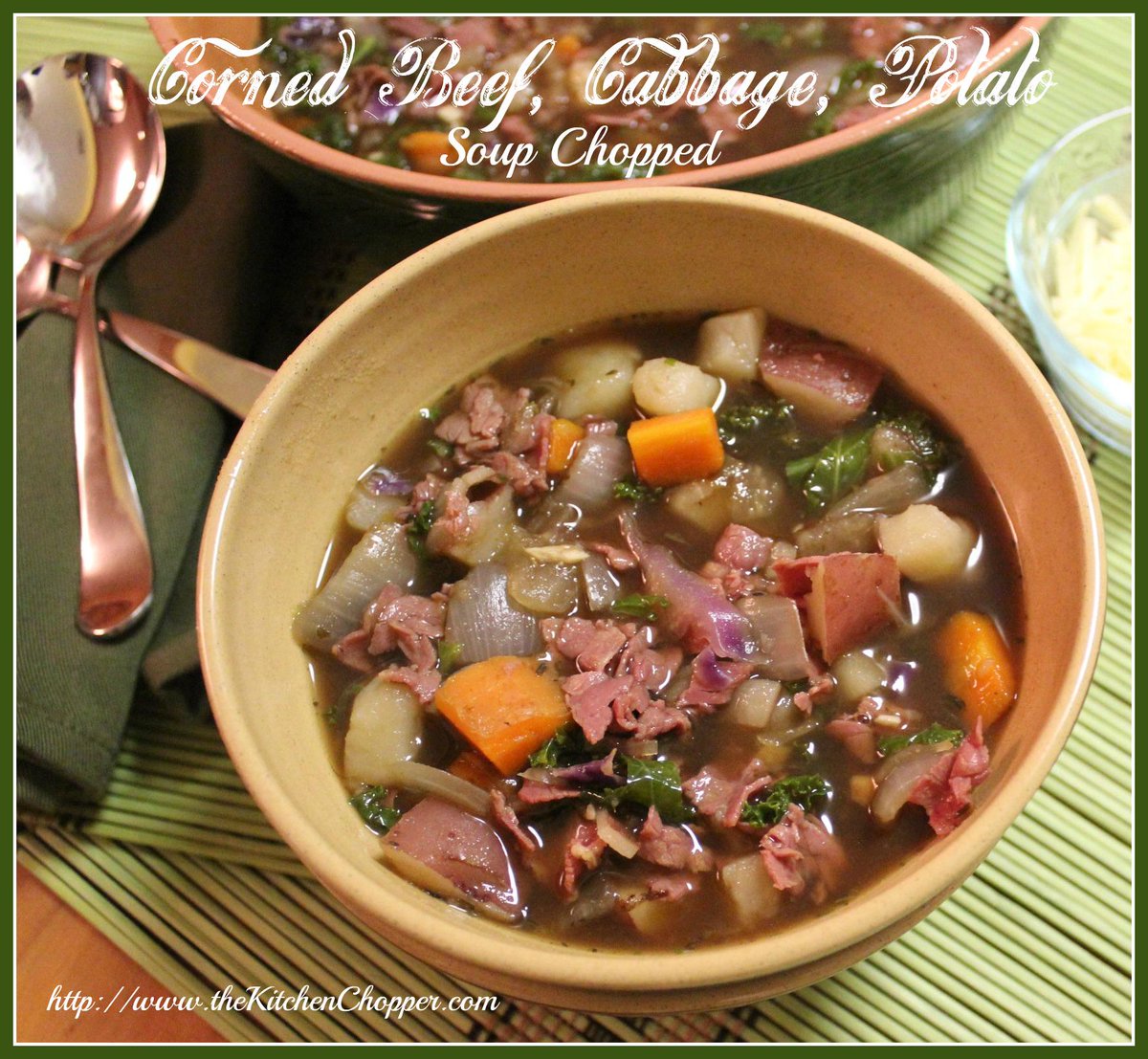 KitchenChopper's tweet photo. #CornedBeef, #Cabbage, #Potato, #Irish #SoupChopped http://t.co/OslHV10WNg #TheKitchenChopper http://t.co/4nFJrn5eHw