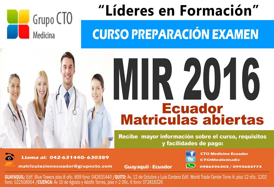 CTOMedicinaEC's tweet photo. -PREPÁRATE CON LOS MEJORES-
Matriculas Abiertas.
CTO tu mejor Opción!! http://t.co/Un2Is7MEzh