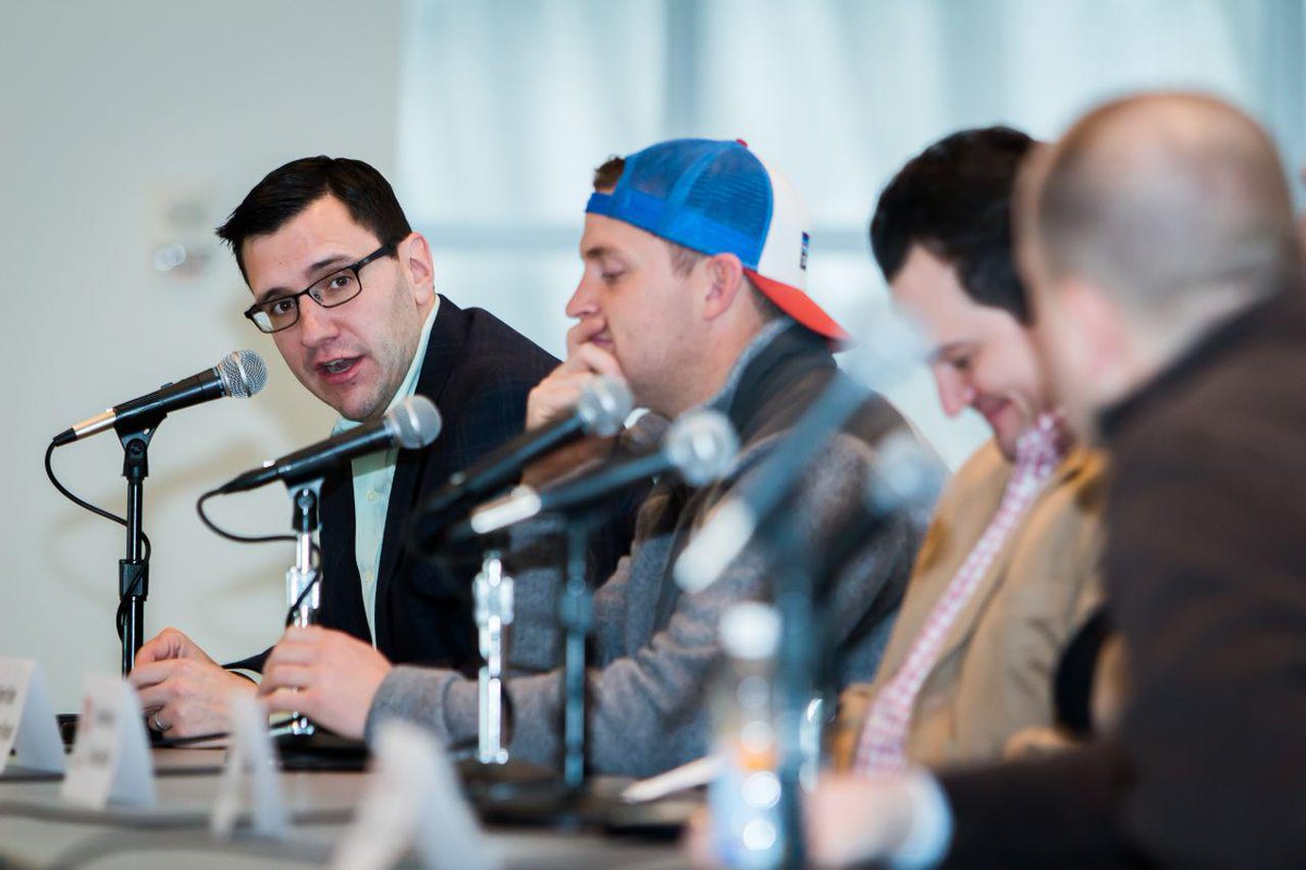 NewsRecord_UC's tweet photo. Panelists talk social media, sports for #UCSMW15 http://t.co/g5numAsPZO http://t.co/4znCl0bTk4