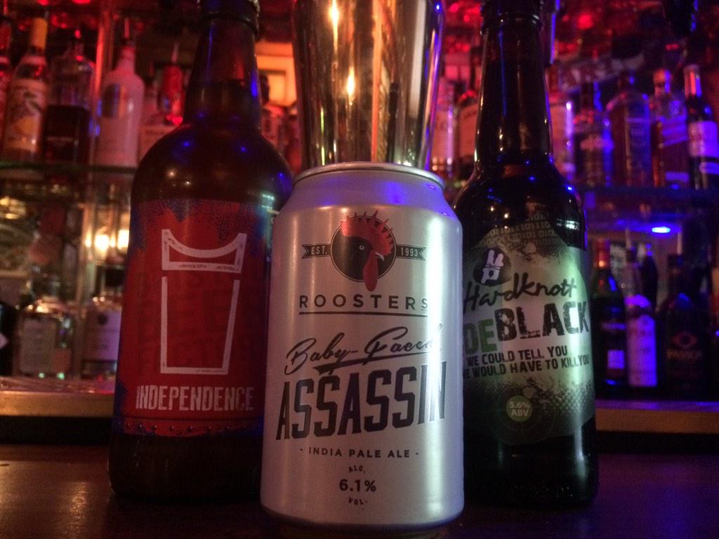 TheBeesMouth (@thebeesmouth) on Twitter photo 3 more beers in today
<a href="/BrisBeerFactory/">Bristol Beer Factory</a> Independence
@HardKnottOnTrak Code Black
<a href="/RoostersBrewCo/">Rooster's Brewing Co</a> Baby Faced Assasin 3 more beers in today
<a href="/BrisBeerFactory/">Bristol Beer Factory</a> Independence
@HardKnottOnTrak Code Black
<a href="/RoostersBrewCo/">Rooster's Brewing Co</a> Baby Faced Assasin