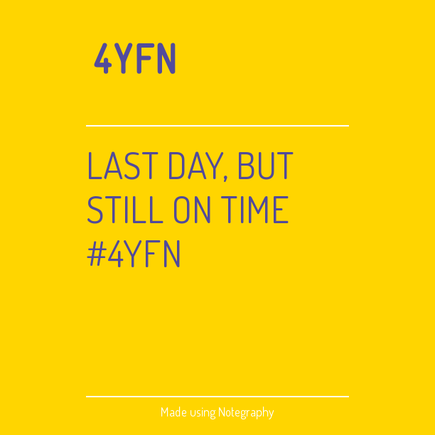 4YFN_MWC's tweet photo. #4yfn https://t.co/VMS7VvH1HP http://t.co/h2TMh5QH7Y