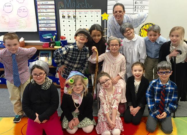 #insideCCA - Gonnella's G1 celebrates 100th day of school in style: as centenarians!