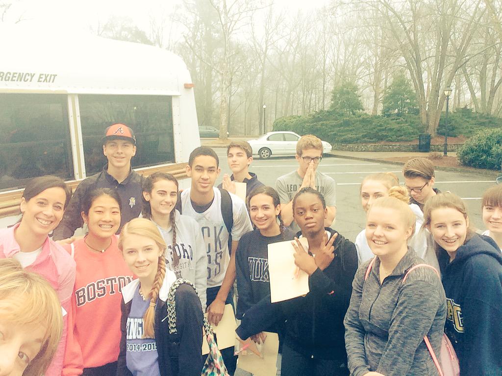 scitechyEDU's tweet photo. Selfie 2 kickoff #mvinterim #ATLadv Series 2 Currently in Historic Roswell on our 1st Hunt Team Freshmen vs Sophmore http://t.co/pg3n7C7wEK
