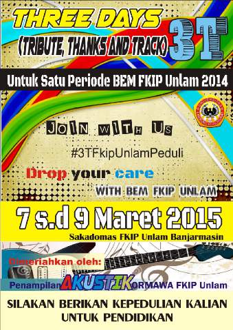 bemfkipunlam's tweet photo. Let's Join... #3TFkipUnlamPeduli http://t.co/AFEVf0b4t9