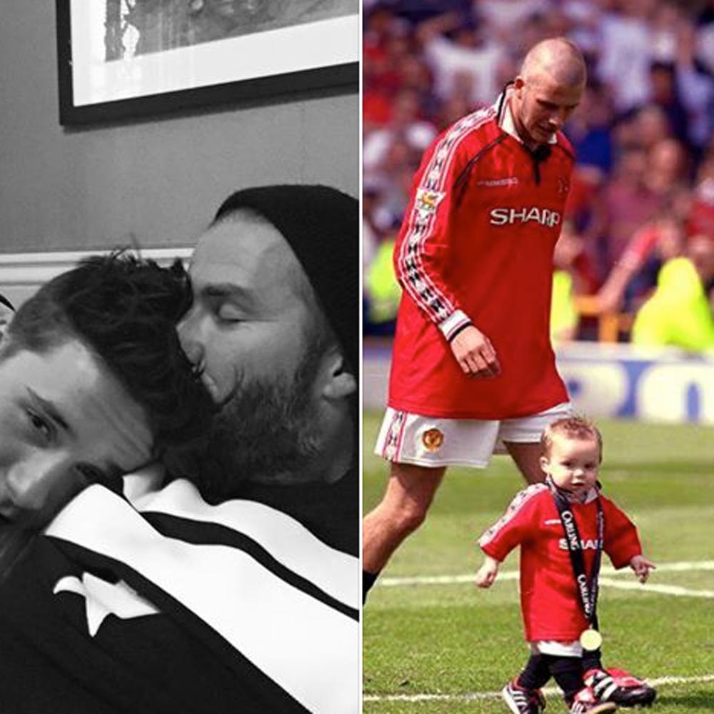David Beckham just wished Brooklyn Beckham happy birthday with this adorable photo...  