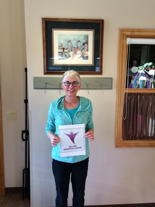 #ThisPurpleAngel flies for my mom and my memory cafe friends.  Who does yours fly for?  #FoxValleyPurpleAngel
