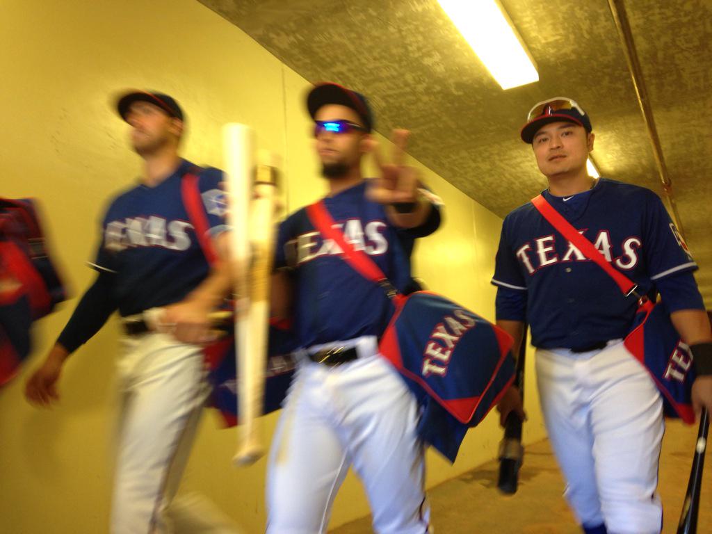 Rangers's tweet photo. Rougie, too fast for the camera! #RangersST http://t.co/Z00vEKu7et