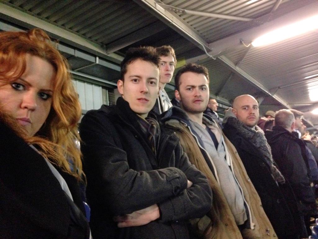 MOT_Play's tweet photo. The cast &amp; crew are in Kop tonight! Getting the full Leeds experience! #wearesoproud #marchingontogether http://t.co/ZyefgwhUXa