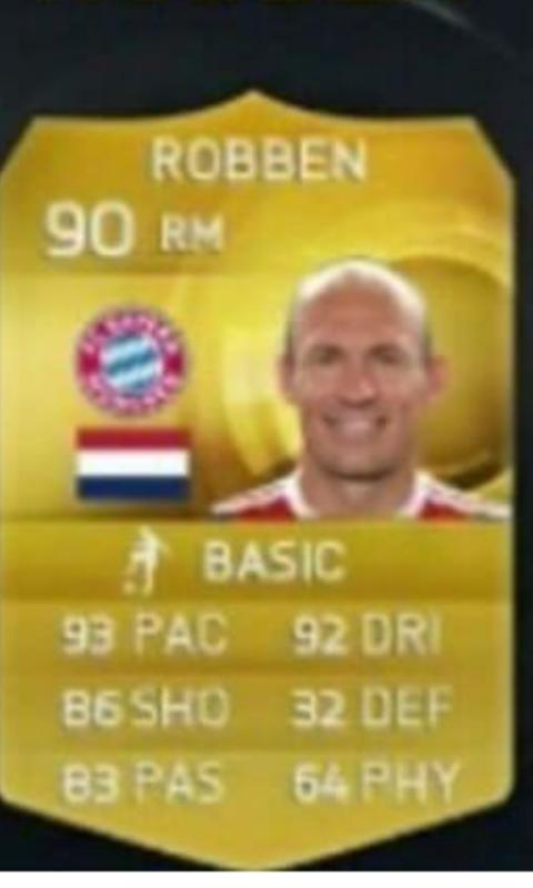 jugadores_15fut's tweet photo. OJOOOO! Lo que nos han traido!Llevate a Robben al mejor precio! Interesados por md! http://t.co/OLLIakXF7x