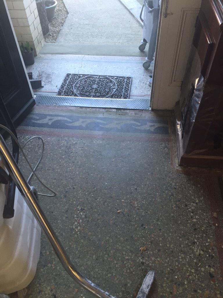 ablestonecare's tweet photo. Victorian Terrazzo restoration in #Newbury #AbleStonecare http://t.co/4VjFdCvsVo