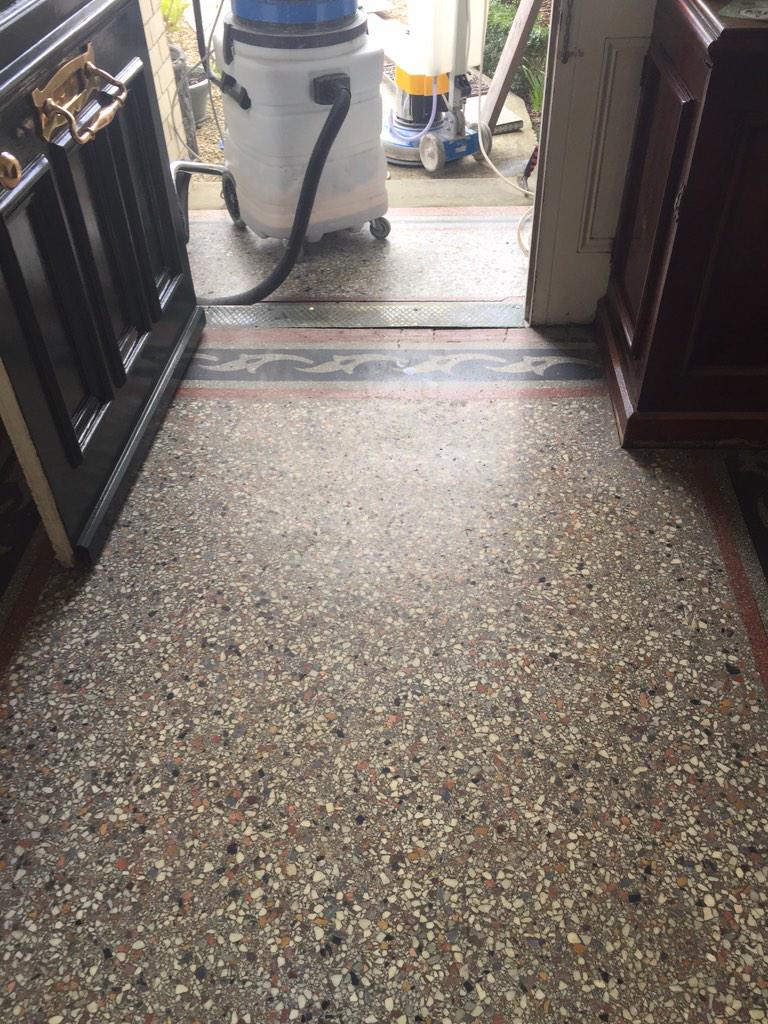 ablestonecare's tweet photo. Victorian Terrazzo restoration in #Newbury #AbleStonecare http://t.co/4VjFdCvsVo