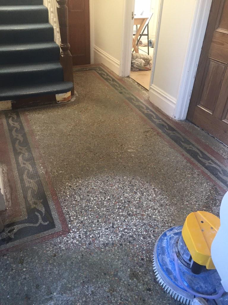 ablestonecare's tweet photo. Victorian Terrazzo restoration in #Newbury #AbleStonecare http://t.co/4VjFdCvsVo