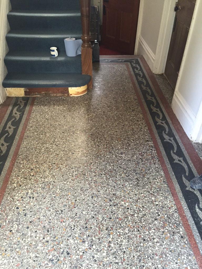 ablestonecare's tweet photo. Victorian Terrazzo restoration in #Newbury #AbleStonecare http://t.co/4VjFdCvsVo