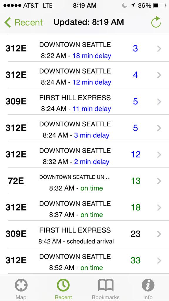 Jewonemein's tweet image. @seattledot that explains it #delaydelaydelay. Again. @kcmetrobus