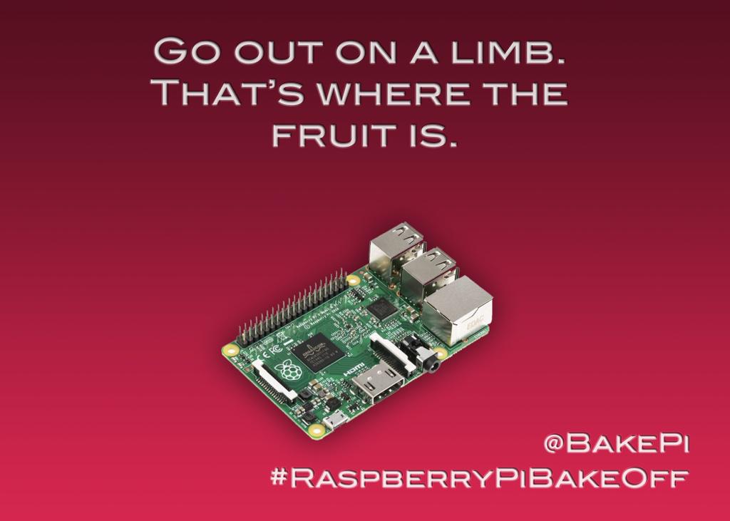 BakePi's tweet image. A little over a week away... ##WhatchaCooking for the #RaspberryPiBakeOff?