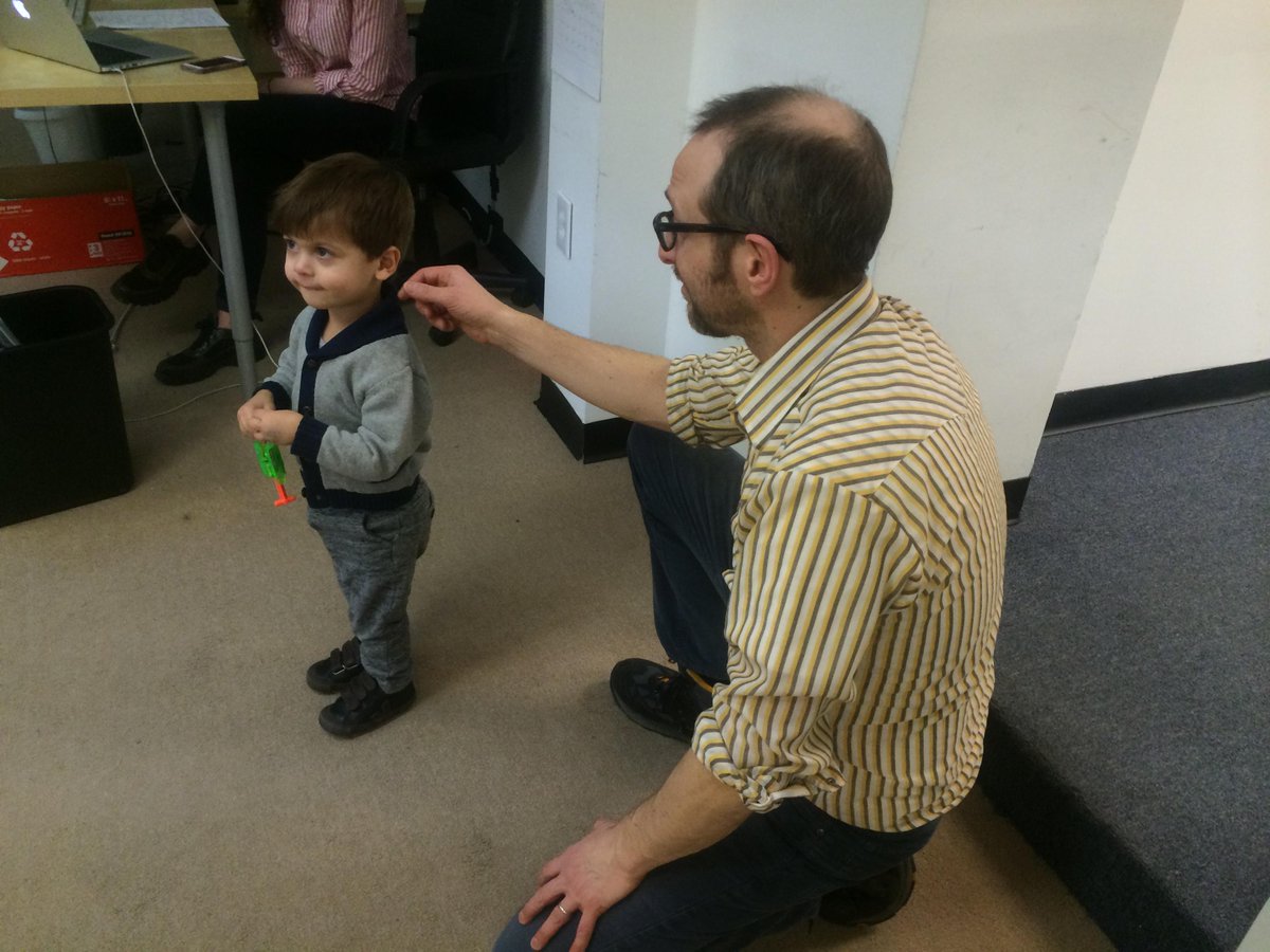 joel_fields's tweet photo. Writer #PeterAckerman tries to recruit this lil' comrade of @stuzicherman to @TheAmericansFX #TheYoungAmericans  :-) http://t.co/4OAGdsY6NI