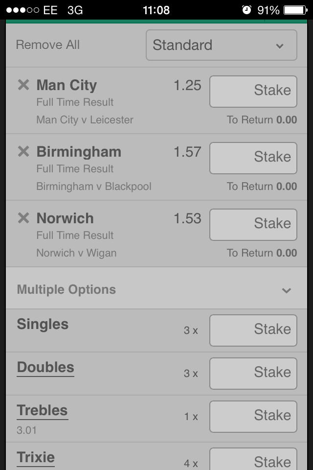 XboxOneWagers22's tweet photo. @FUTCraze odds for a 1 million stake bro? http://t.co/NNf0oDZtjd