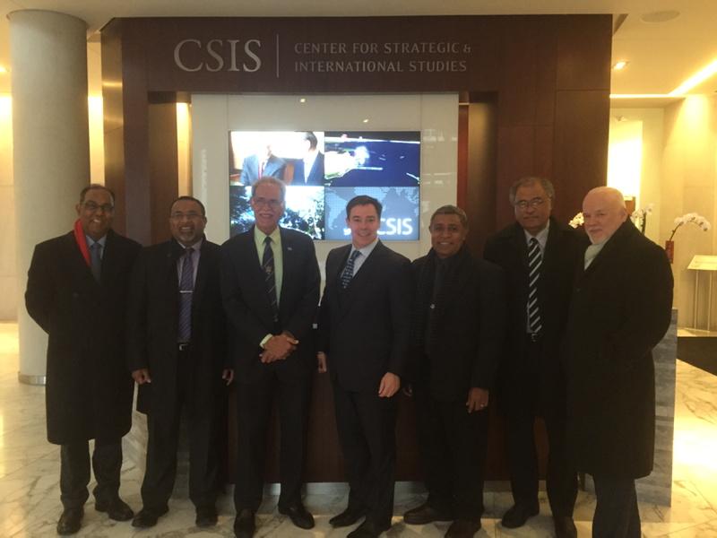 ThomsonFiji's tweet photo. Thanks to CSIS's #Sumitro Chair Ernest Bower for briefing Fijian Ambassadors in Washington DC this morning. http://t.co/xaDv1Iil9x