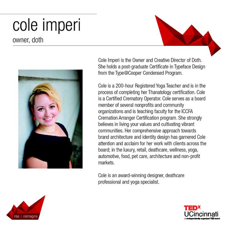 TEDxUCincinnati's tweet image. The second TEDx speaker we would like to announce today is Cole Imperi! @coleimperi