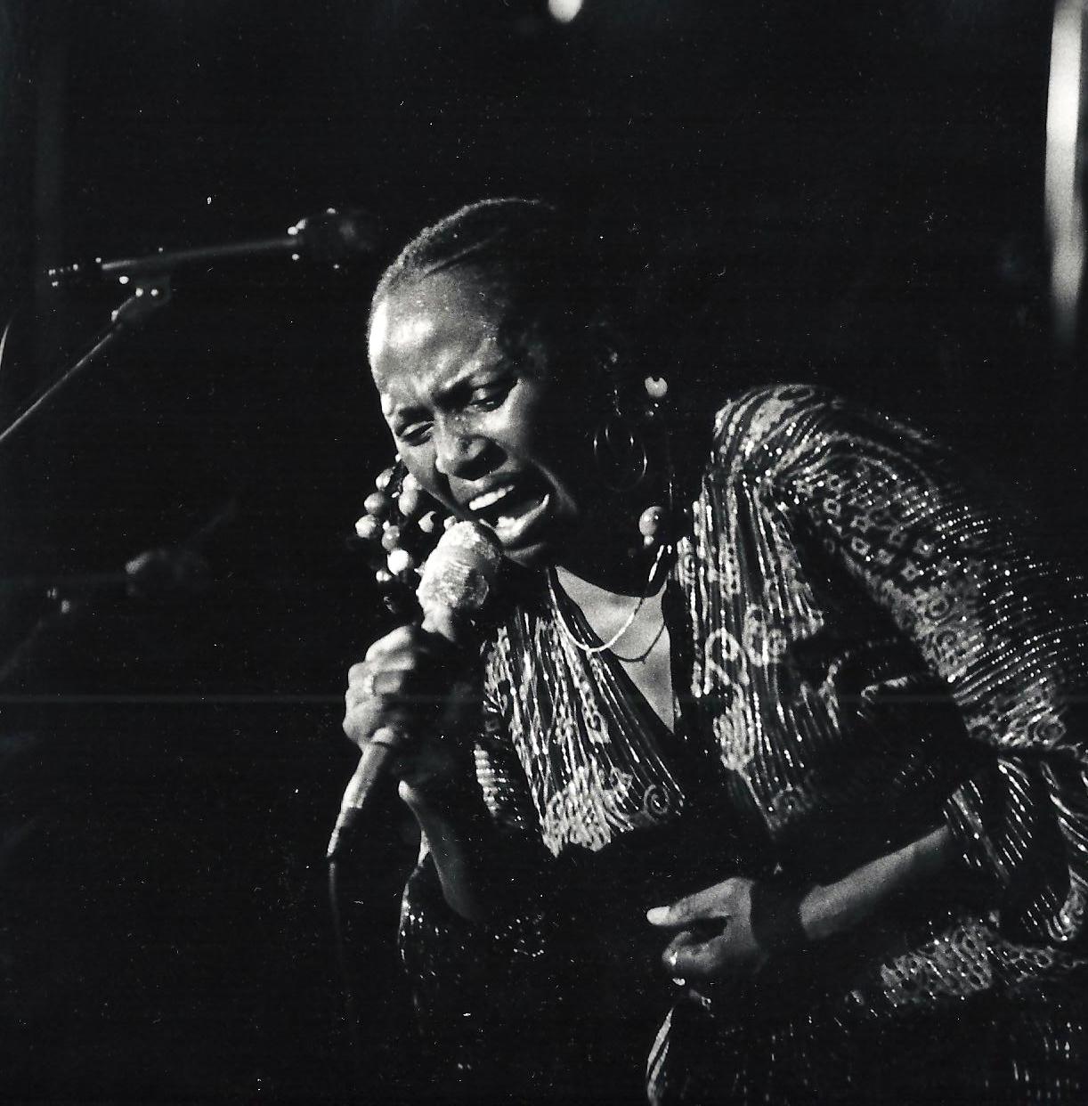 You do know she\s late?  Happy Birthday Mama Afrika Miriam Makeba!

Photo by my Mother © Gisèle Wulfsohn 