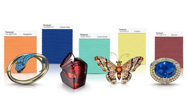 pantone's tweet photo. Fine gems make the perfect match to Pantone Colors Spring/Summer 2015 via @GIAnews http://t.co/Y69CpKM3HW http://t.co/XgbzdDbs2H