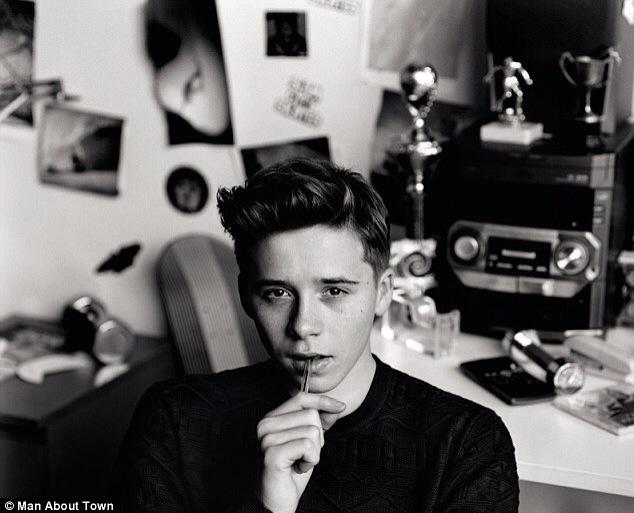Happy bday Brooklyn Beckham. Were now the same age    