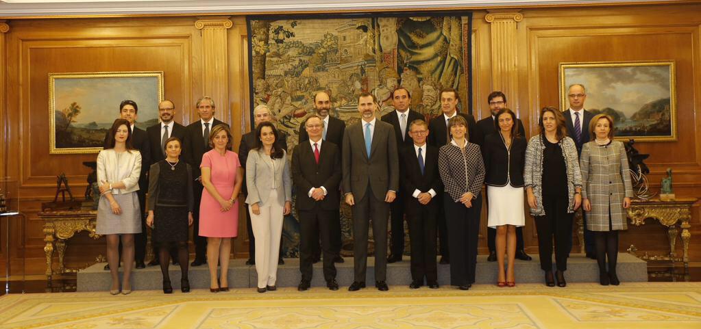 Hoy reunido con consejero delegado mundial Accenture,Pierre Nanterme @accenture casareal.es/ES/Actividades… S.M. #FelipeVI