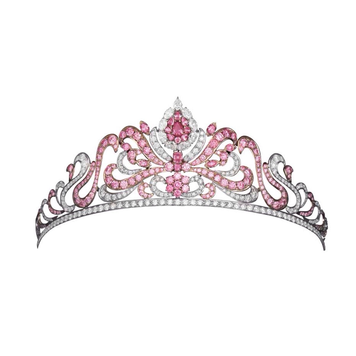grdiamonds's tweet photo. Wow, so this is something! RT @thejewelleryed #Linneys Argyle #pinkdiamond #tiara encrusted with 178 pink diamonds http://t.co/Jz0lRATRAx
