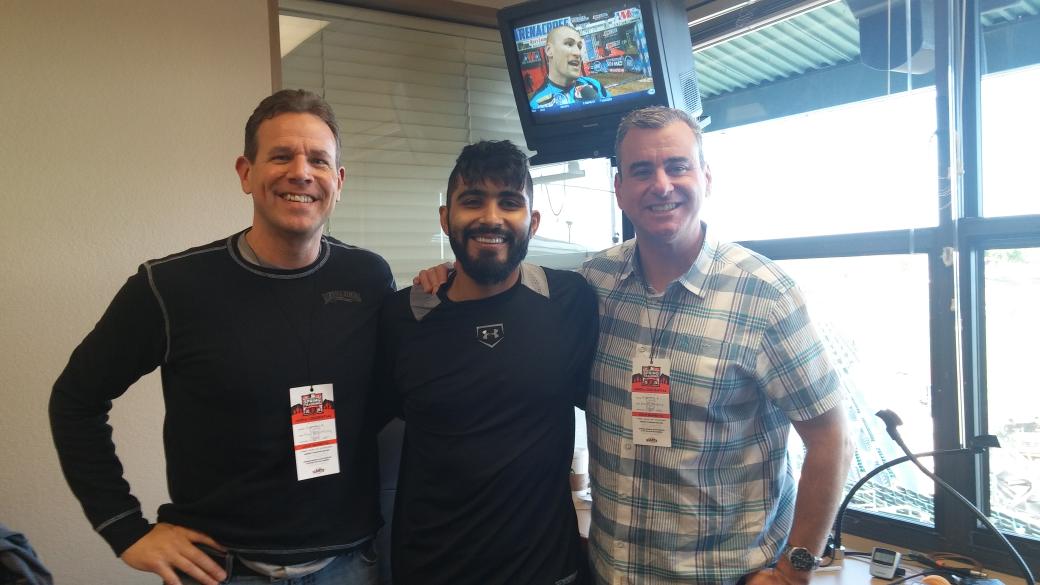 From Scottsdale: our old pal Sergio Romo told us Buster Posey is already more vocal this spring. Happy bday, Sergio! 