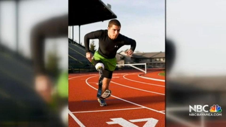 A U.S. Paralympic hopeful says his prosthetic leg was stolen out of his car: on.si.com/18k7yWj