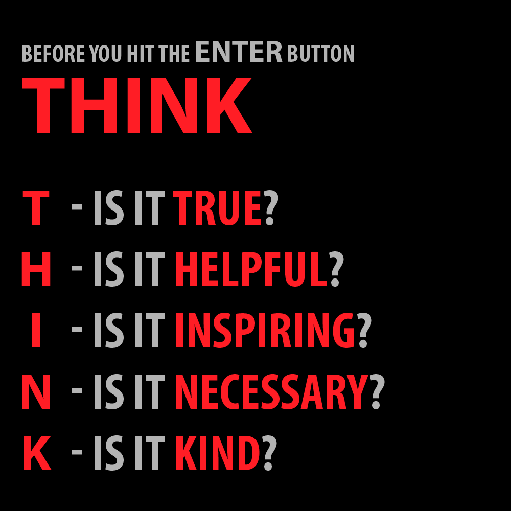 KJBennettBeauty's tweet photo. Before you hit the 'enter' button #Think - #KarmaCheck #YouAreYourBrand http://t.co/stSFiIQEuX