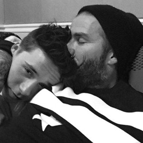 David Beckham Wishes Son Brooklyn Beckham a Happy 16th Birthday With a Kiss, Shares Cute 