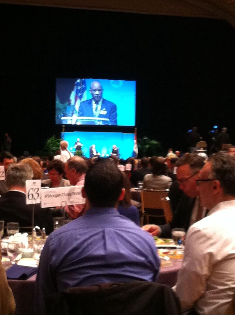 FOBreakthrough's tweet photo. .@breakthroughcle board member Paul Harris introduces the #StateofCLE address @TheCityClub @CityofCleveland http://t.co/yOPakgS0vF