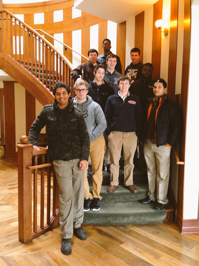 MountCarmelHS's tweet photo. Thank you @RMHCCNI Oak Lawn for inviting us into your home #JuniorImpact #WeAreMC http://t.co/SVzy79cmrx