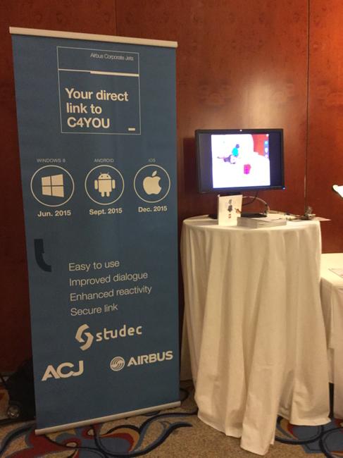 Studec stand in ACJ customer forum