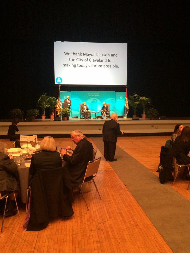 CLEMetroSchools's tweet image. Mayor Frank Jackson says "quality education" is #1 focus  for his administration in 3rd term #StateofCLE